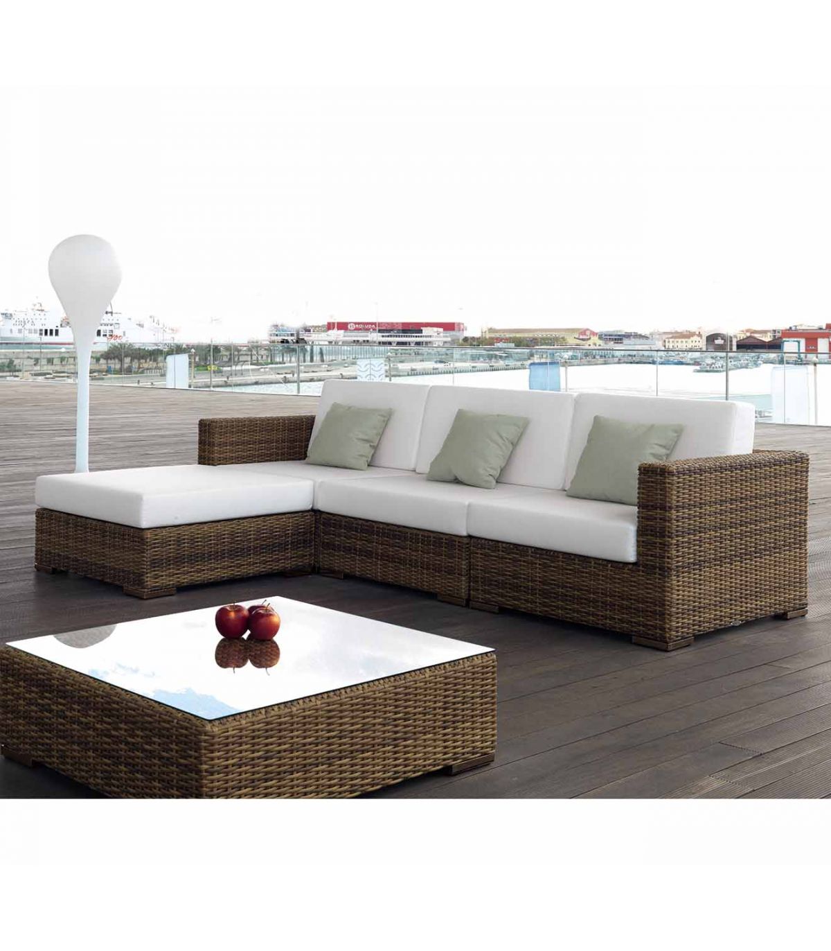 Sofá modular de terraza DAKAR, Muebles Jardín exterior