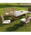 Silla de Terraza y Jardín en ratán y aluminio AGADIR