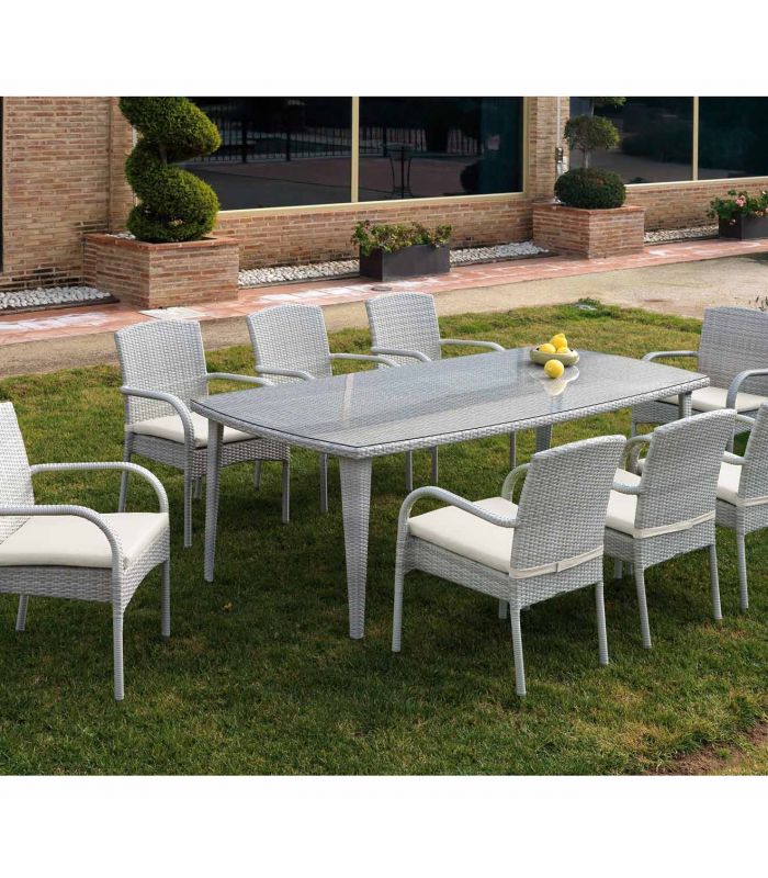 Mesa de comedor para terraza y jardín MONACO GR