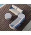 Sofá modular de Terraza en Aluminio y cuerda LONG ISLAND