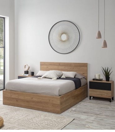 Cama con somier abatible KRONOS Natural