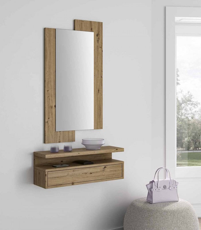 Espejo moderno de madera CUENCA