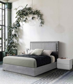 Cama Tapizada con Remaches bañera fija MANHATTAN