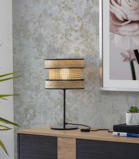 Lámparas de sobremesa estilo rústico colonial NATE