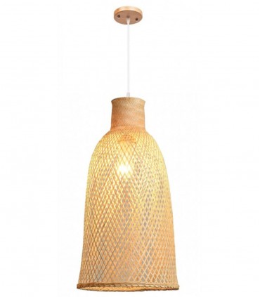 Lámpara colgante de bambú natural trenzado, PAPUA