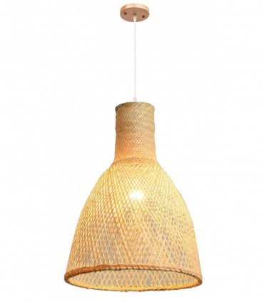 Lámpara colgante de bambú natural trenzado, MANILA