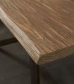 Mesa de Comedor en Madera y Metal : Modelo MOZT