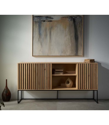 Mueble Aparador estilo moderno en madera y metal BANS