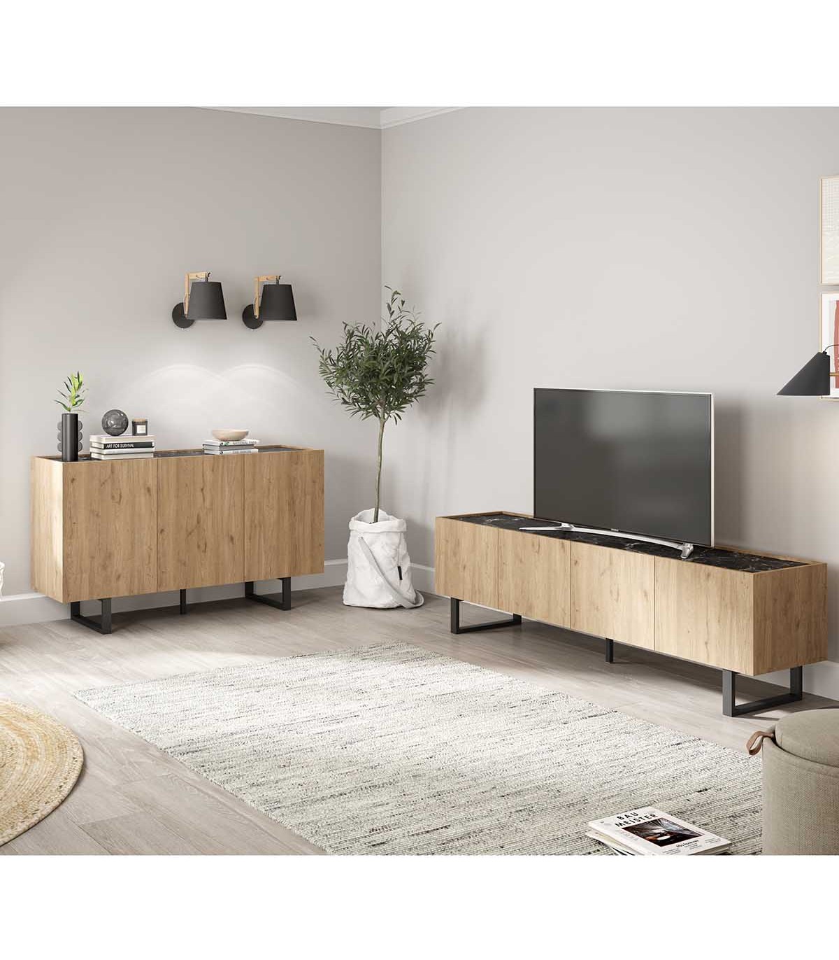 OFERTA - Mueble TV de estilo moderno
