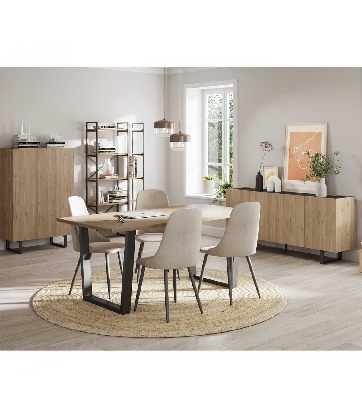 Mueble de Comedor completo de 297 cm