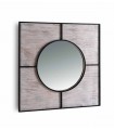 Espejo cuadrado de madera KUARTER