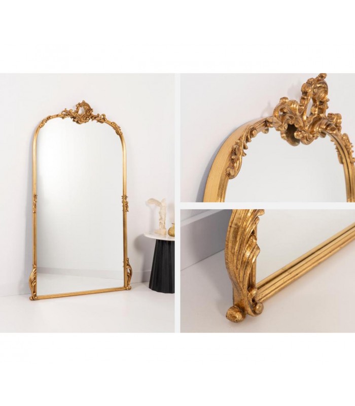 Espejo Vestidor de estilo clásico CARLA Oro
