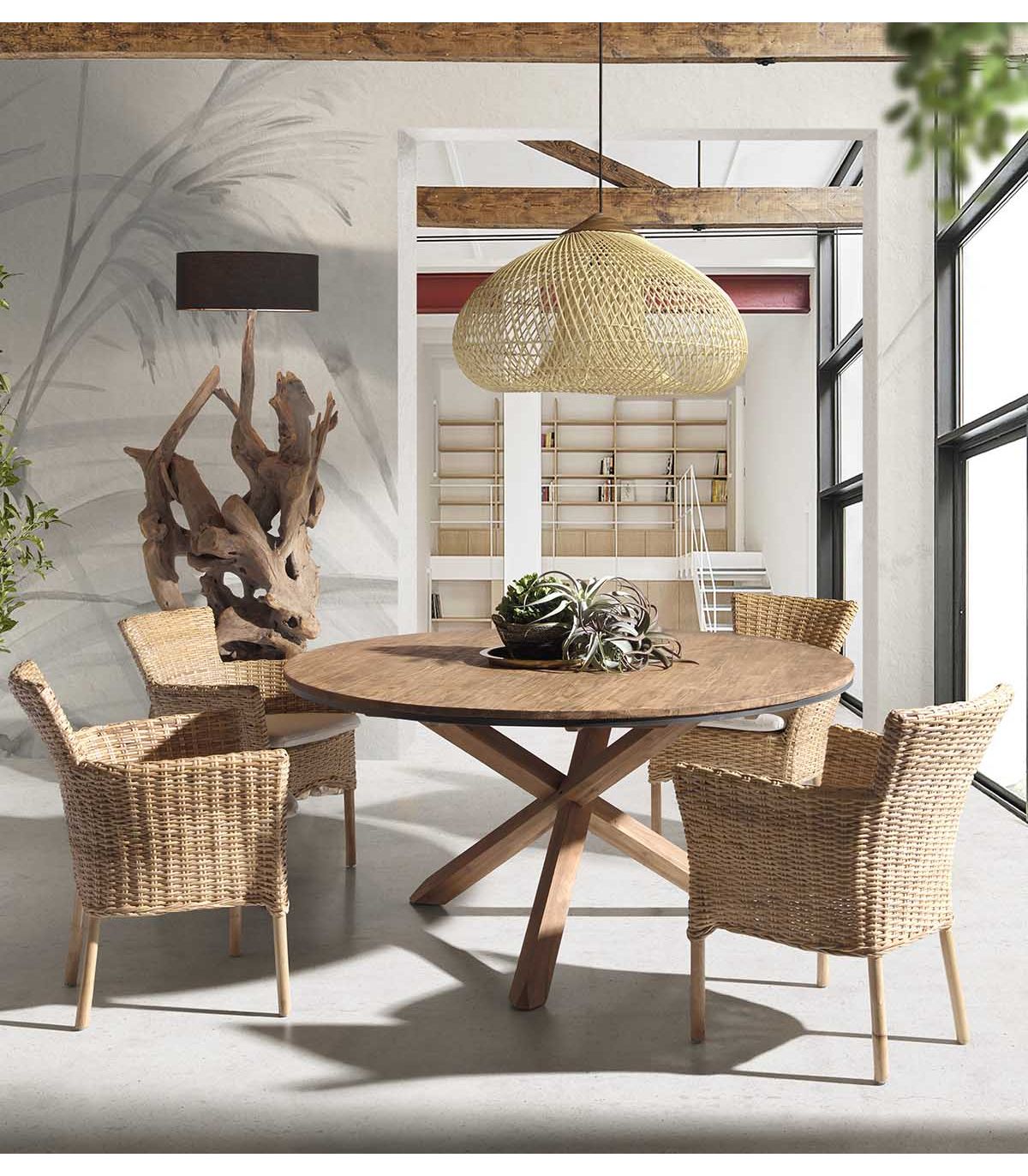 Muebles de salón: Estas son las posibilidades decorativas de las mesas de comedor  redondas - Foto 1