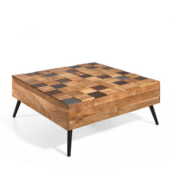 Mesa de centro en madera de Acacia Colección NAC