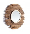 Espejo redondo en madera de Teca QUINTON