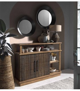 Mueble recibidor de estilo rústico LINEN