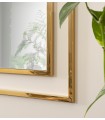 Espejo en acero de estilo moderno TELMA Oro