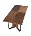 Mesa Comedor de diseño en madera y acero HERON