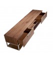 Mesa de televisión en madera y acero OSHIMA