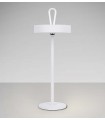 Lámpara de mesa LED GONG blanca Schuller