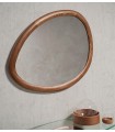 Espejo moderno de diseño en madera ISQUIA