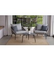Sillón de aluminio para exterior RODONA