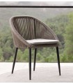 Silla de comedor apilable para exterior RODONA