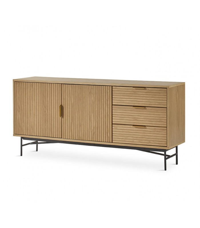 Mueble aparador en madera y metal BELISA