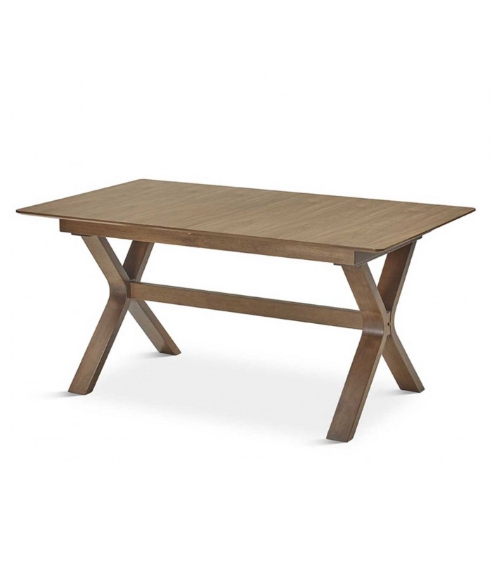 Mesa Extensible de madera ANDREA Nogal