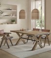 Mesa de comedor de madera KILIAN