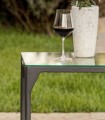Mesa auxiliar de aluminio RIBS