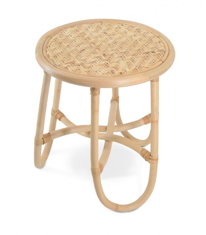 Mesa de rincón en ratán natural SERAE