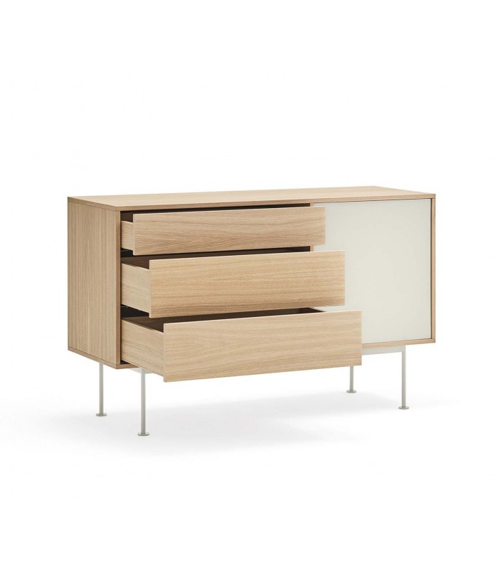 Aparador de estilo nórdico YOKO Crema