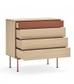 Cajoneras de almacenaje modernas YOKO Teja