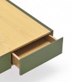 Mesa de Centro en madera ARISTA Verde Teulat