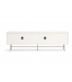 Mesa TV de estilo nórdico NUBE Crema