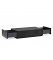 Mesa de centro de estilo moderno DORIC Negra