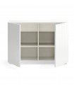 Cómoda de madera DORIC Blanca
