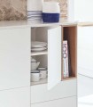 Mueble auxiliar de diseño nórdico CORVO Crema