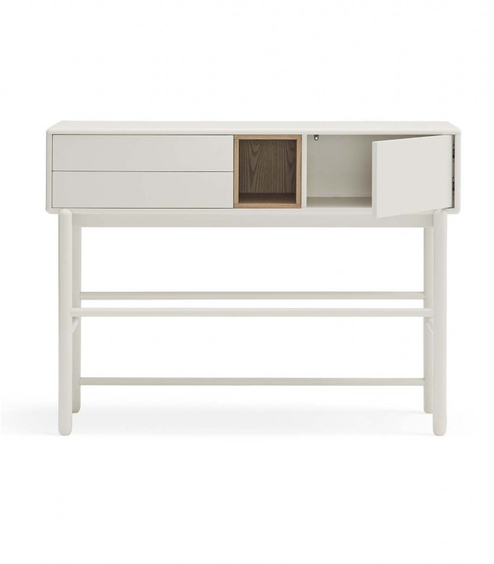 Consola recibidor de diseño nórdico CORVO Crema