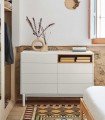 Cajonera de diseño nórdico CORVO Crema