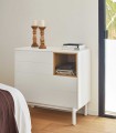 Cómoda de estilo nórdico CORVO Crema