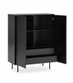 Mueble de entrada Moderno SIERRA Negro
