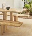 Mesa de comedor en madera de Pino BANDA