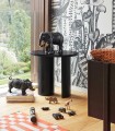 Mesa auxiliar de estilo moderno NORI Negro