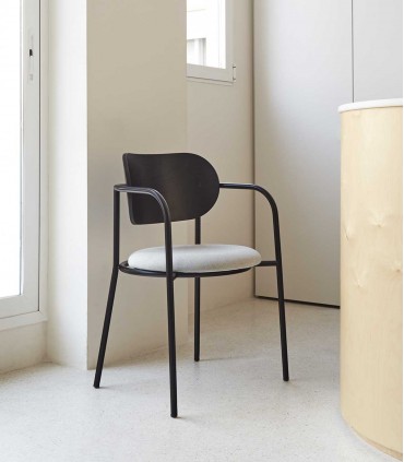 Packs de 2 Sillas modernas ECLIPSE negro