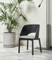 Set de 2 Sillas de madera modernas DAM Negro