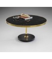 Mesa de centro en Acero y Mármol DEKALA Negro
