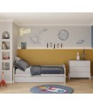 Comoda de estilo juvenil ENOLA Crema