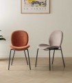 Pack de 2 Sillas tapizadas CORI Beige